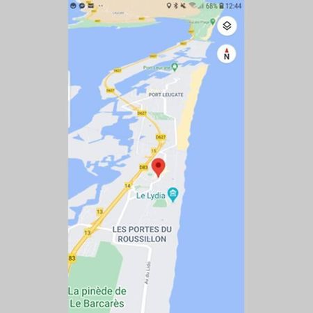T2, Vue Sur Mer, Terrasse, Parking Prive Le Barcarès Exterior foto