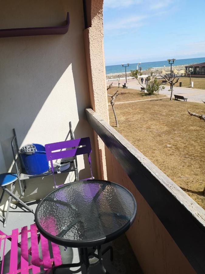 T2, Vue Sur Mer, Terrasse, Parking Prive Le Barcarès Exterior foto